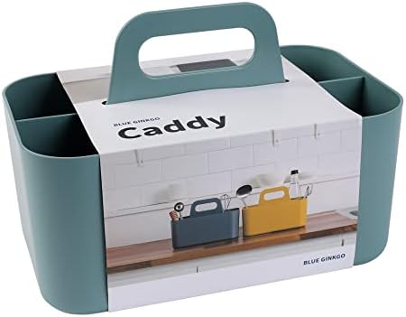 BLUE GINKGO Stackable Organizer Caddy, Rectangle, Green, Made in Korea by BLUEGINKGO