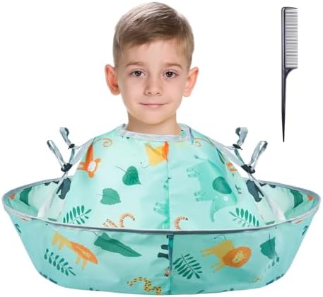 Lictin Haircut Capes Umbrella for Kids - Hair Cutting Haircut Cape Kids Waterproof Foldable Adjustment by Lictin