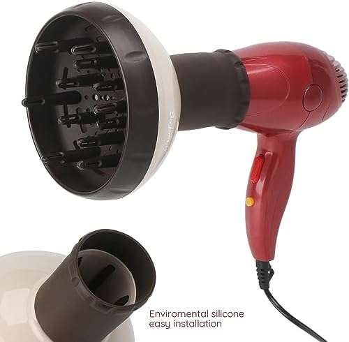 Segbeauty Hair Diffuser with Deep Bowl, Adjustable Air Flow Professional Hair Diffuser Attachment for Curly Wavy Hair, Hairstylist Barber Salon Tool Fitting Most Blow Dryer with 1.57"-1.97" Nozzle - Image 5