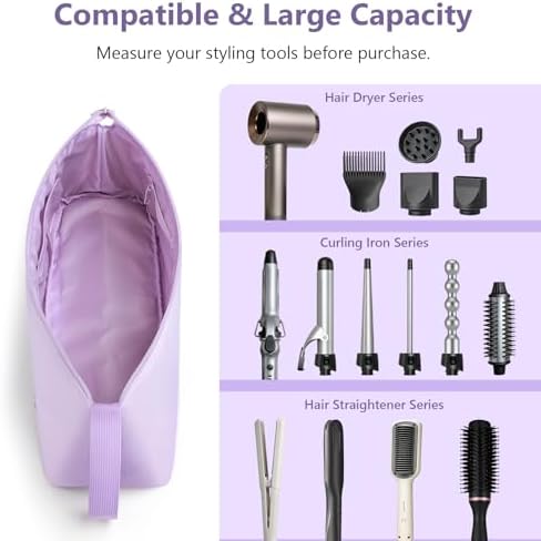 MOKURA Hair Tools Travel Bag Compatible with Shark Flexstyle (Purple) - Image 5