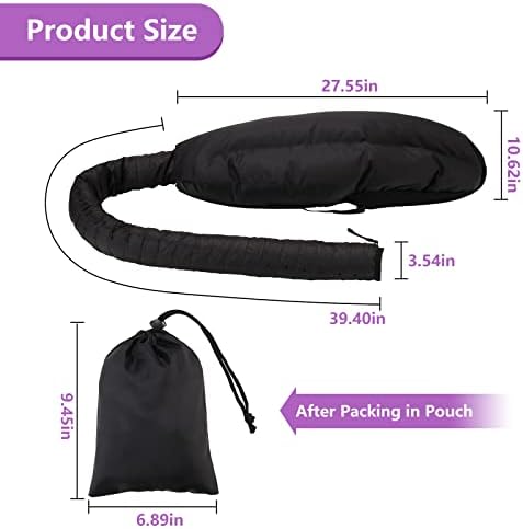 Upgraded Hooded Hair Dryer with Extra Large Adjustable Bonnet - Easy Styling, Curling and Deep Conditioning, with Portable Carrying Case (Black) - Image 4