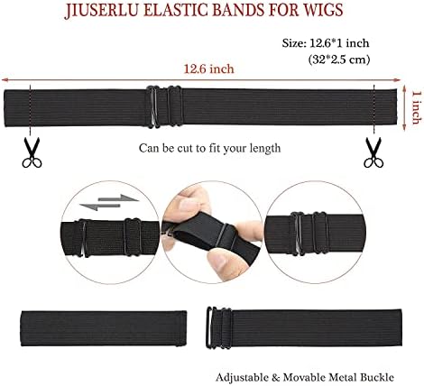 Adjustable Elastic Bands Straps For Wigs (Mixed/6pcs) - Image 2