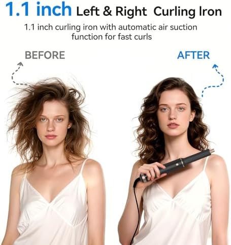 Blow Dryer Brush 5 in 1: Ionic Hot Air Styler Hair Dryer Brush Blow Dryer Set for Curling Volumizing Straightening Styling - Image 2