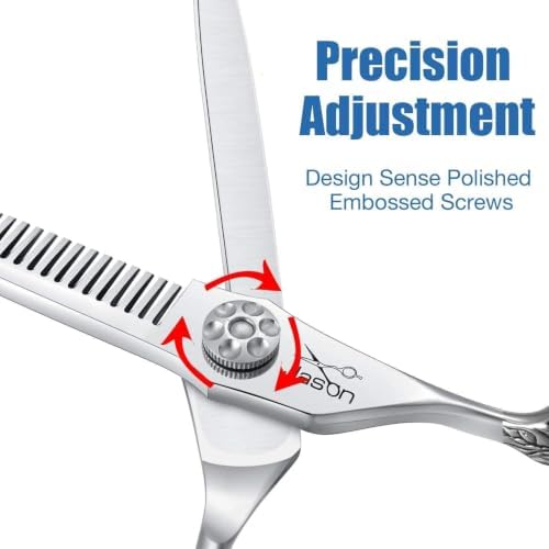 JASON Hair Thinning Scissors Shears - 6" Haircut Blending Scissor 30-Teeth - Image 4