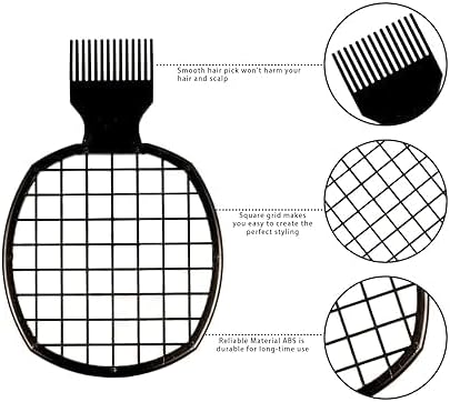 Curling Sponge Glove with Hair Twist Comb for Natural Curls - Men and Women - Image 3