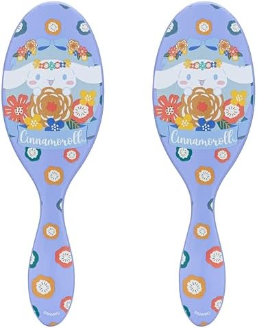 Wet Brush Hello Kitty and Friends Original Detangler Hair Brush, Cinnamaroll, Ultra-Soft IntelliFlex Bristles, Easy Detangling For All Hair Types (Wet Dry & Damaged), Women & Men (Pack of 2) by WetBrush