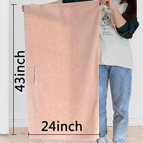 Chloven Jumbo Large Microfiber Hair Towel Wrap for Women Thick Hair - Image 3