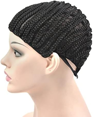 Cornrow Braided Wig Cap for Wig Making, Medium Size - Image 3
