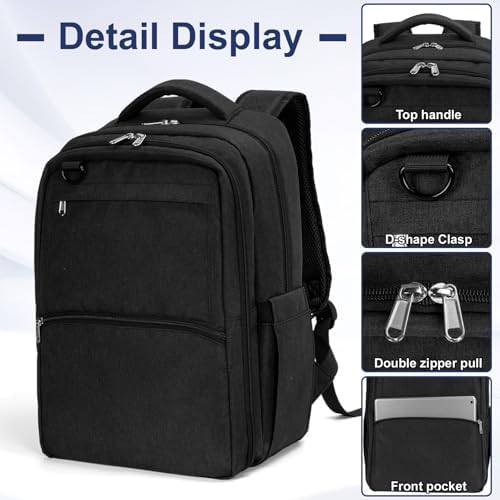GDNasist Barber Supplies Bag,Portable Barber Backpack with Insulated Pocket - Image 4