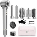 9-in-1 Hair Dryer Brush Kits, Curly Hair Dryer with Diffuser for Women by KKZN