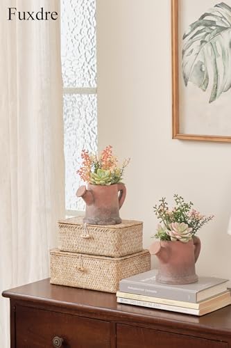 Artificial Succulents in Waterproof and Drop-resistant Pots with 2 Pack - Image 4