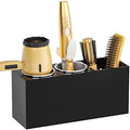 NIUBEE Hair Tool Organizer Wall Mount, Hair Dryer Holder for Bathroom,Black by NIUBEE