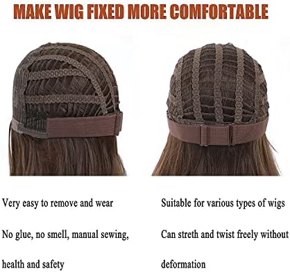 Adjustable Elastic Bands Straps For Wigs (Brown/10pcs) - Image 6