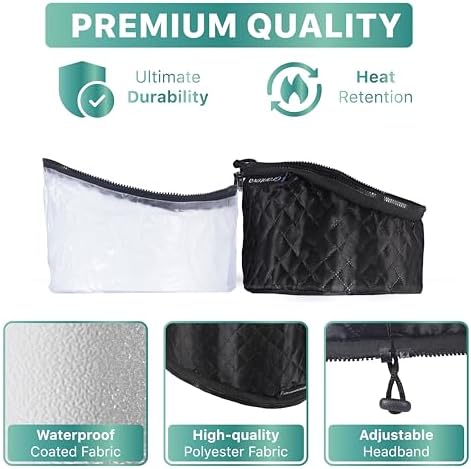 High-Power Hair Steamer Cap for Natural Hair – Deep Conditioning, Easy to Use, Adjustable Heat & Timer, at-Home Salon Treatment for Black Hair Care, Moisture & Repair Treatment for Healthy Hair - Image 3
