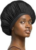 Stay On Satin Never Dry Extra Large Satin Bonnet for Sleep by STAYONSATIN