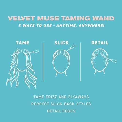 IGK Good Behavior Velvet Muse Frizz & Flyaway Taming Wand + Slick Stick - Image 3