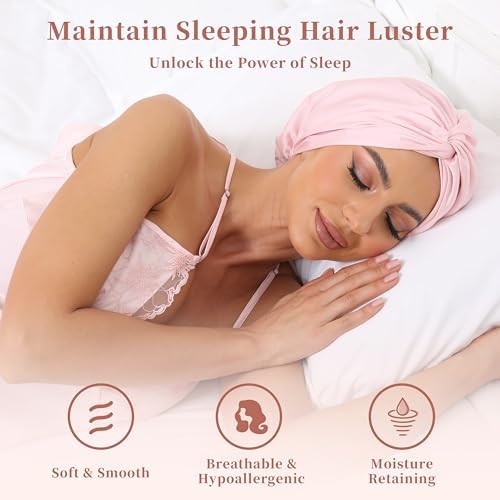 Adjustable Silk Bonnet Satin Curly Hair Wrap for Sleeping Women Anti-Frizz - Image 3