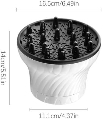 247 grams Hair Dryer Diffuser Portable Universal Fast Drying Large White - Image 5