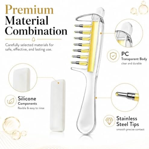 Scalp Liquid Applicator Comb, Scalp Oil Applicator，A-Transparent - Image 5