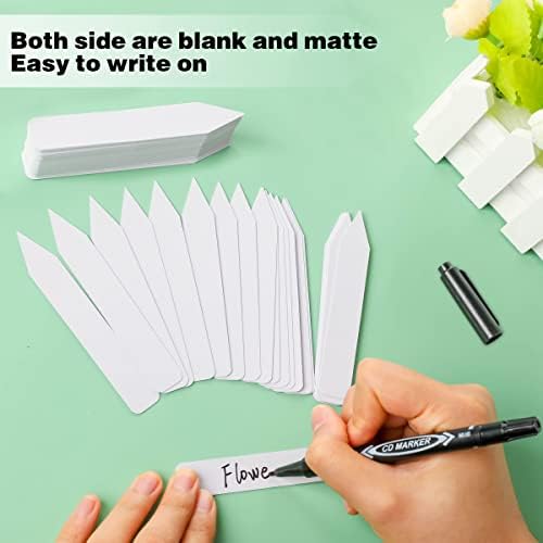 Plant Labels 4 Inch 500Pcs Plastic Plant Name Tags for Seedlings - Image 3