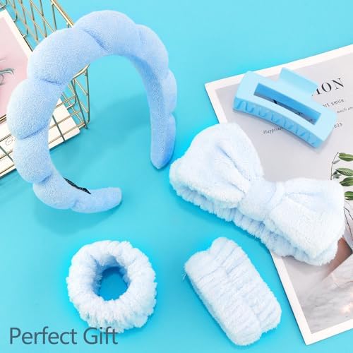 Chanaco Skincare Headband, Makeup Headband for Face Washing, Hair Clips, Trendy Gifts for Teen Girls - Image 5