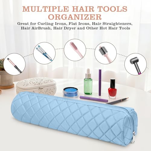 Suafrnut Large Heat Resistant Hot Hair Tools Organizer Bag(17.7" x 3.9") - Image 5