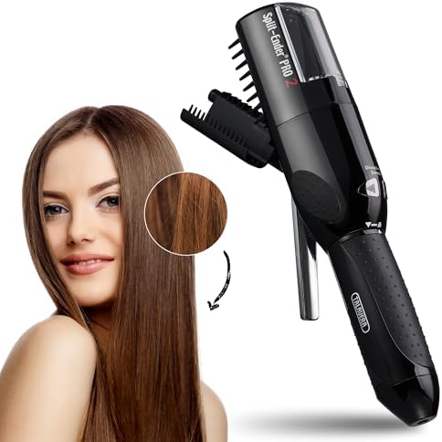 Split-Ender Pro 2 - Original Professional Beauty Tool - Cordless Split End Hair Trimmer for Damaged, Dry, Brittle, Frizzy, Curly or Straight Hair (Black) - Image 2
