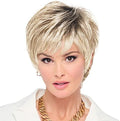 Raquel Welch Fierce And Focused Hand Tied Short Bob Wig by Hairuwear, Average Size Cap, RL613SS Platinum by Unknown