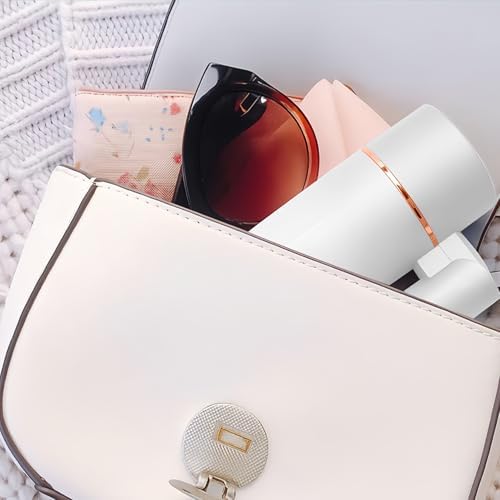 Foldable Ionic Hair Dryer with Diffuser, 800W Fast Drying Blow Dryer, 38000 RPM, Lightweight, Pink Blue, for Home & Travel (White) - Image 6