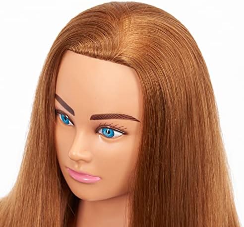Hairingrid Mannequin Head 20"-22" 100% Human Hair Training Manikin Head - Image 3