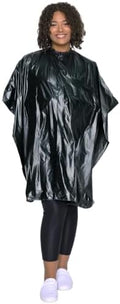 Betty Dain Jumbo Shampoo Cape, 45" W x 54" L, Waterproof & Stain-resistant Vinyl, Touch-and-close Fastener, Machine Washable by BettyDain