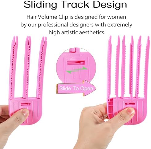 Volumizing Hair Clips for Women 2PCS, Hair Volume Clip Styling Tools Volumizing Comb for Fluffy Bangs Clips for Root Lift, Root Booster Clips - Image 2