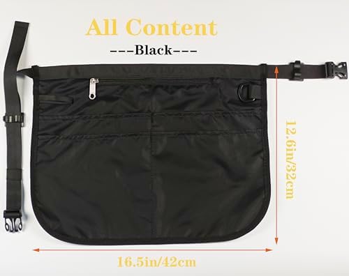 Barber Apron with 5 Pockets, Waterproof and Bleach-proof Hair Stylist Apron for Men and Women - Image 5