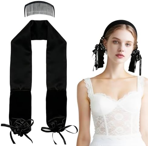 Heatless Curls Overnight, Soft Hair Curlers to Sleep in for Long Hair, Velvet Heatless Hair Curler for Overnight Blowout Waves with Styling Comb by Unknown