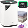 Upgraded Towel Warmers for Bathroom, Towel Warmer Bucket with Timer 20/40/60Min, LED Display, Delay Timer Up to 24Hours, Auto Shut Off, Child Lock, Fits Two 40x70 Towels Blankets PJ's - Black by Warmder