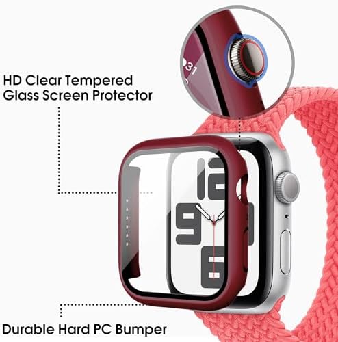 16+16 Pack Band and Case Compatible with Apple Watch Band 46mm 45mm 44mm 42mm 41mm 40mm for Women Men, Watch Band Organizer, Screen Protector Case for iWatch Series 11 10 9 8 7 6 5 4 SE - Image 4