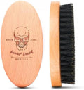 Soft Boar Bristle Beard Brush for Men by menesia