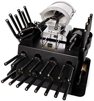 Annie Professional Thermal Curling Iron Holder Kit, 17-Piece Ceramic Stove Set, High-Heat Salon Curling Iron & Hot Tool Station, 825F, Black, Jumbo - Image 2