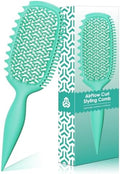 Curl Defining Brush with Wide & Narrow Teeth, Defines & Detangles Men/Women by Weldilgit