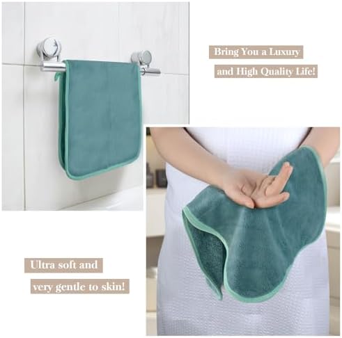 KinHwa Bathroom Hand Towels, Microfiber Face Towels, 11x20 Inch, 2 Pack - Image 3