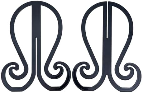 Plastic 3PCS Wig Stand,Black Wig Head Stand,Easy to Assemble Wig Stand Holder,Wig Holder Display Stand,Beanie Display Stand,Hat Stand 11.61 Inch high - Image 5