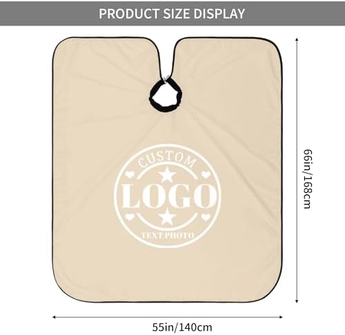 Custom Barber Cape Customized Haircut Capes Logo Text Photo Salon Hairdressing Apron for Home and Barbershop - Image 5