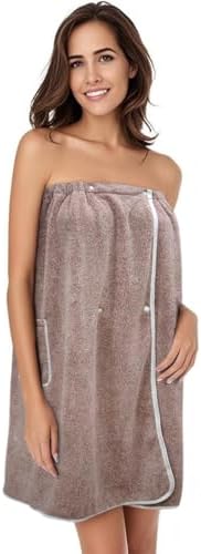 SINLAND Bath Wraps for Women After Shower Body Towel Wrap, Pink, 28"x54" by SINLAND