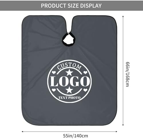 Custom Barber Cape Customized Haircut Capes Logo Text Photo Salon Hairdressing Apron for Home and Barbershop - Image 5