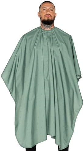Barber Strong The Barber Cape Haircut Cover for Men, Hair Repelling and Static-Reducing Material, Water Resistant Fabric by BarberStrong
