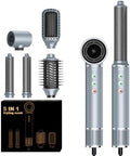 Hair Dryer Brush, 5 in 1 Blow Dryer Brush Set, High Speed Hot Air Styler, Auto Wrap Curlers for Frizz-Free Volume, Smooth Hair&No Heat Damage Hair Styling Tools Gift for Drying Curling Straightening by Bokexing