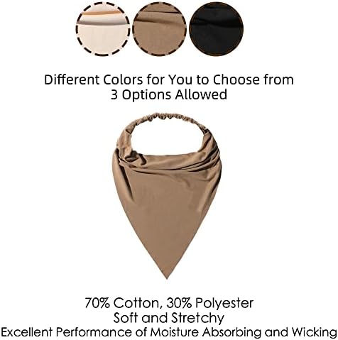 Vercret Hair Scarf Headband for Women,Boho Bandana Pretied Elastic Kerchief - Image 5