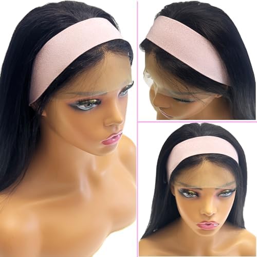 Wig Band and Lace Melting Band Set - Elastic Edge Wrap Bands to Keep Lace Front Wigs in Place and Lay Edges (5 Piece Set, Silver Pink) - Image 3