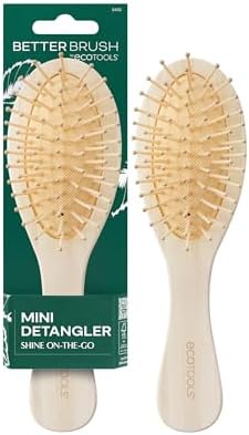 EcoTools Mini Detangler Hairbrush, Travel Hair Brush, 1 Count by EcoTools