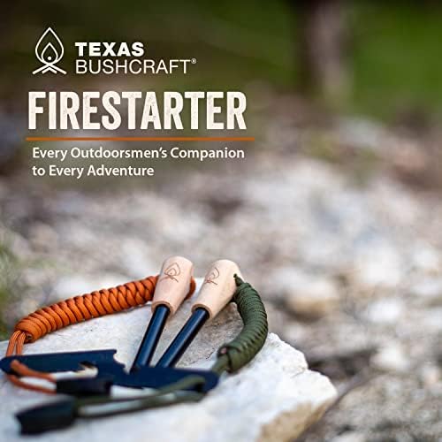 Fire Starter - 3/8" Thick Ferro Rod with Striker and Paracord Wrist Lanyard – Waterproof Flint Fire Steel Survival Lighter for Your Camping, Hiking and Backpacking Gear - Image 2